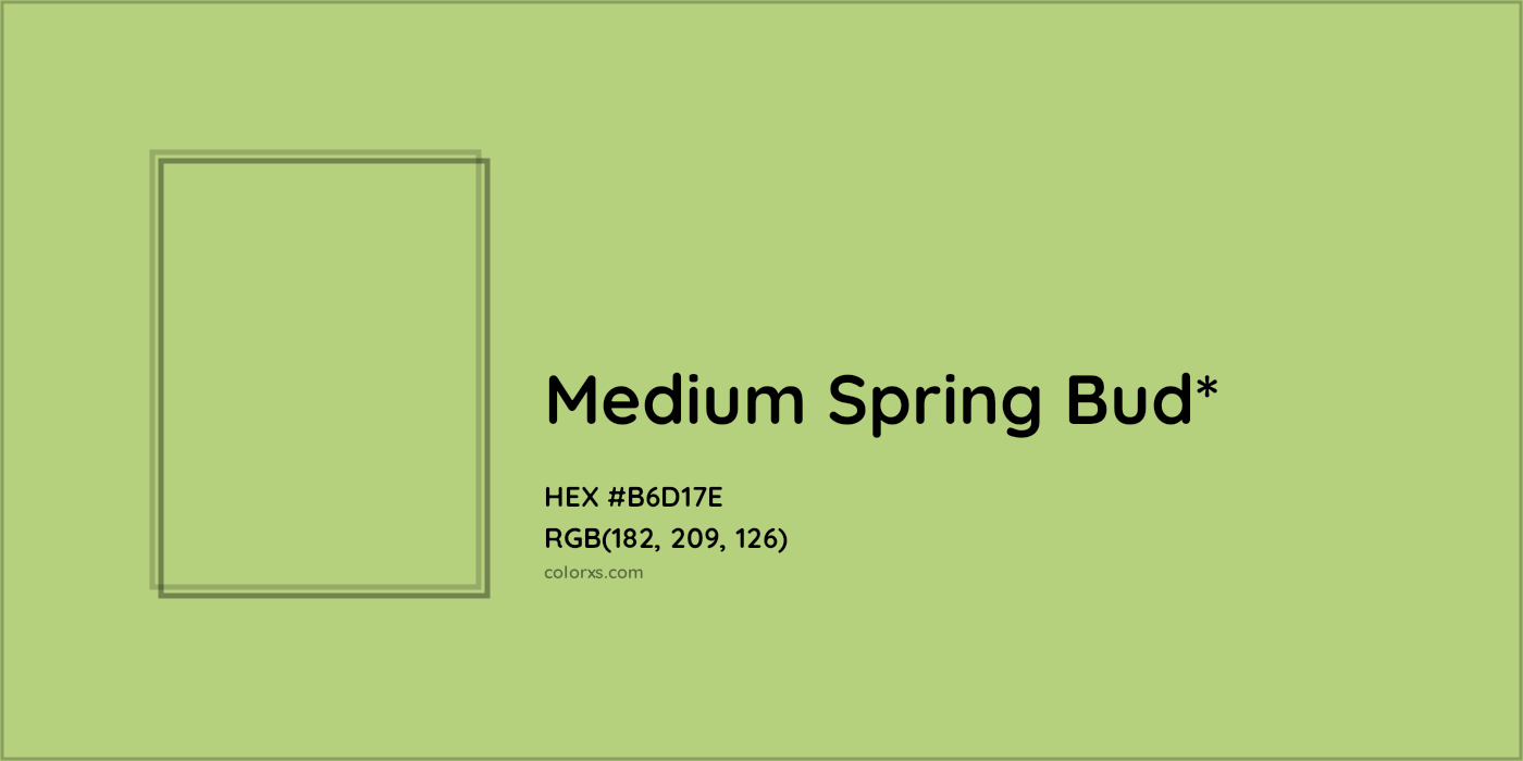 HEX #B6D17E Color Name, Color Code, Palettes, Similar Paints, Images