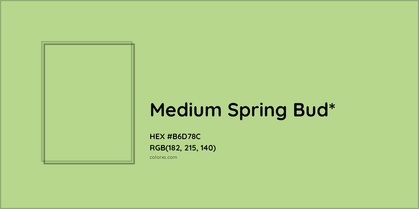 HEX #B6D78C Color Name, Color Code, Palettes, Similar Paints, Images