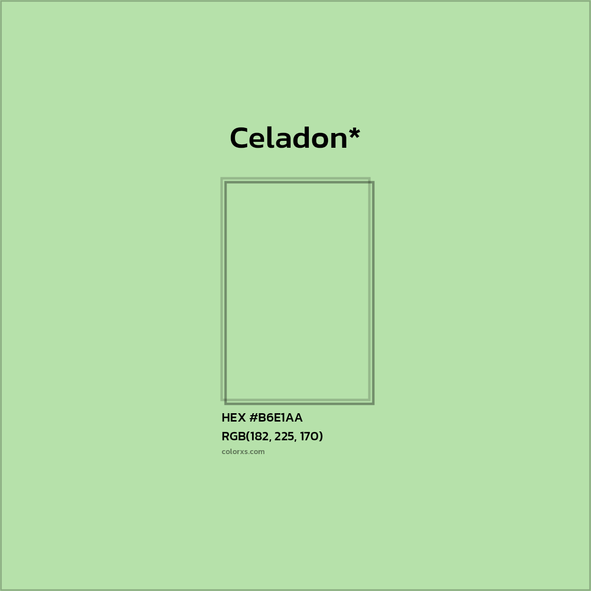 HEX #B6E1AA Color Name, Color Code, Palettes, Similar Paints, Images