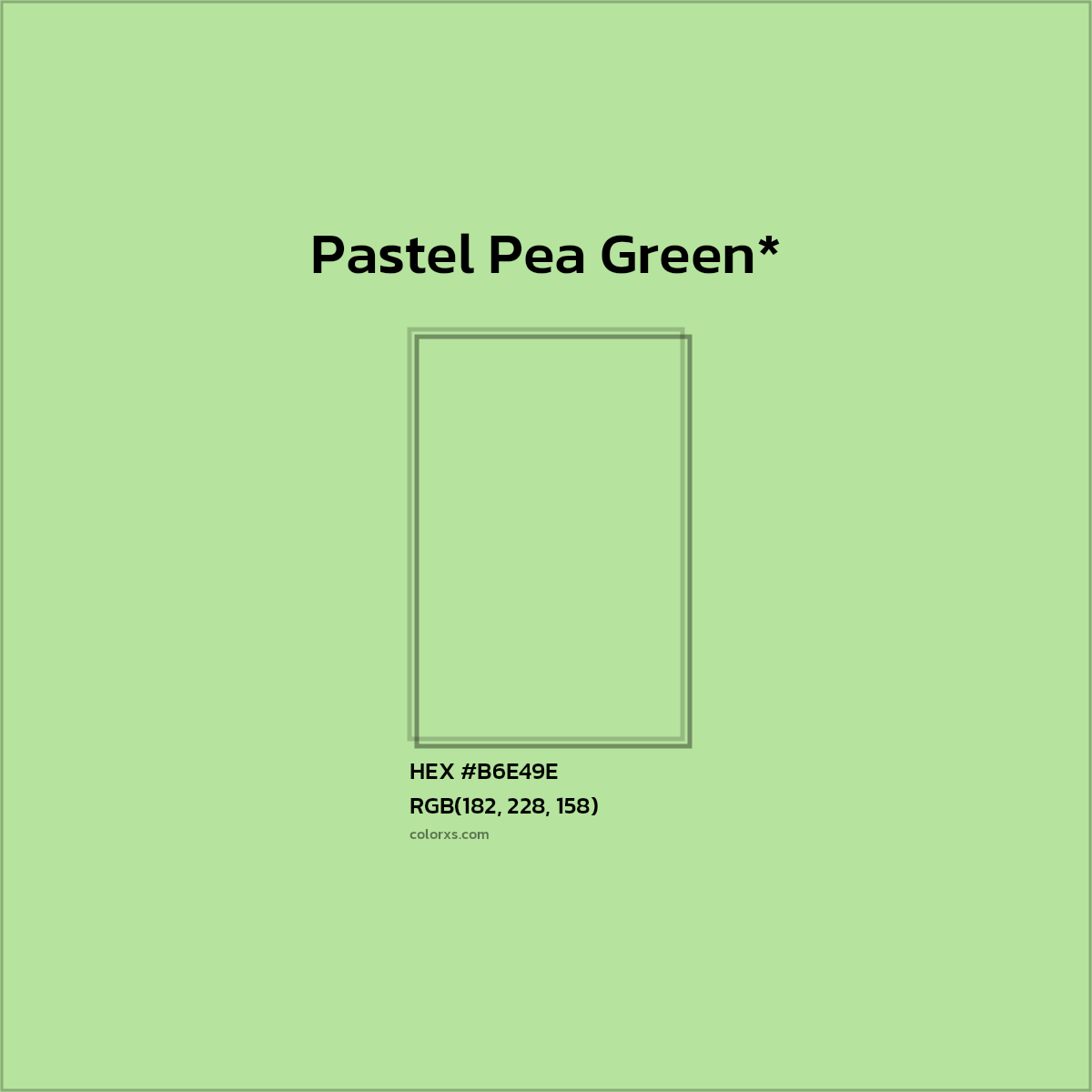 HEX #B6E49E Color Name, Color Code, Palettes, Similar Paints, Images
