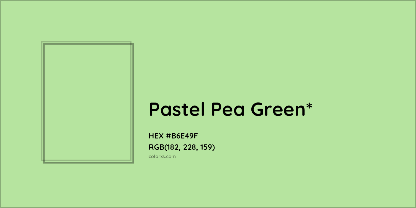 HEX #B6E49F Color Name, Color Code, Palettes, Similar Paints, Images