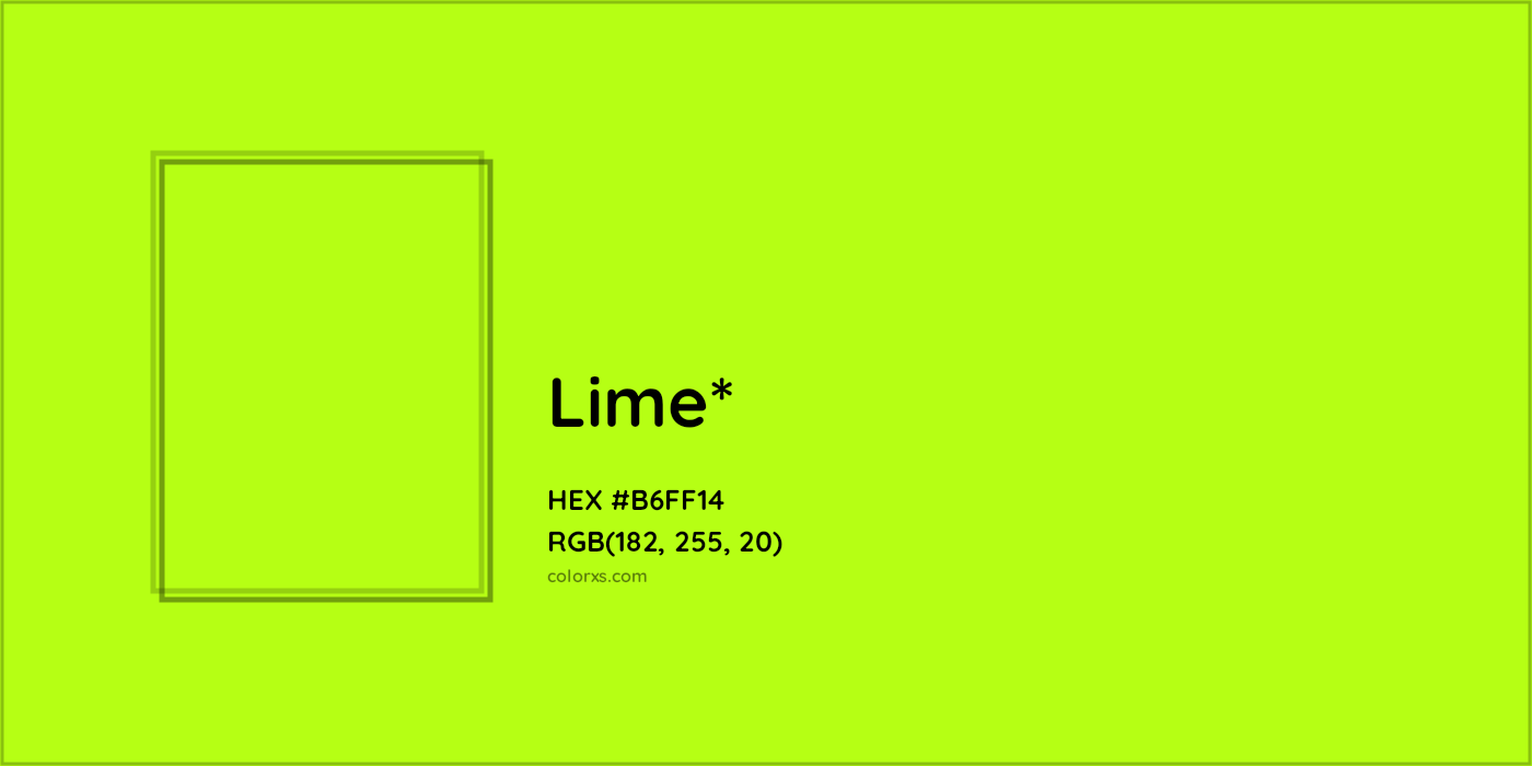 HEX #B6FF14 Color Name, Color Code, Palettes, Similar Paints, Images