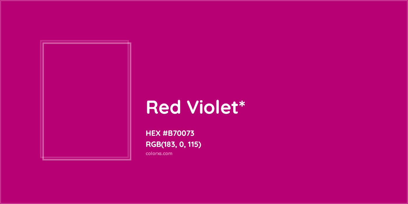 HEX #B70073 Color Name, Color Code, Palettes, Similar Paints, Images