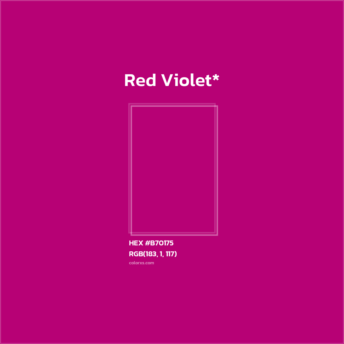 HEX #B70175 Color Name, Color Code, Palettes, Similar Paints, Images