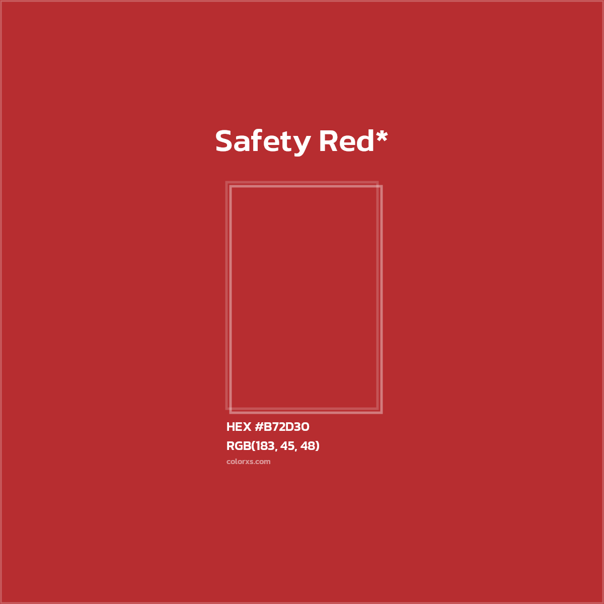 HEX #B72D30 Color Name, Color Code, Palettes, Similar Paints, Images
