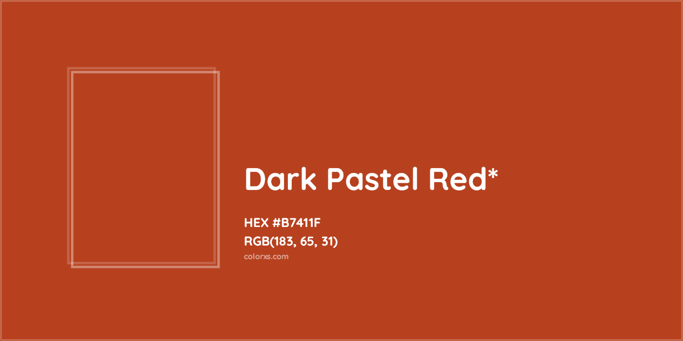 HEX #B7411F Color Name, Color Code, Palettes, Similar Paints, Images