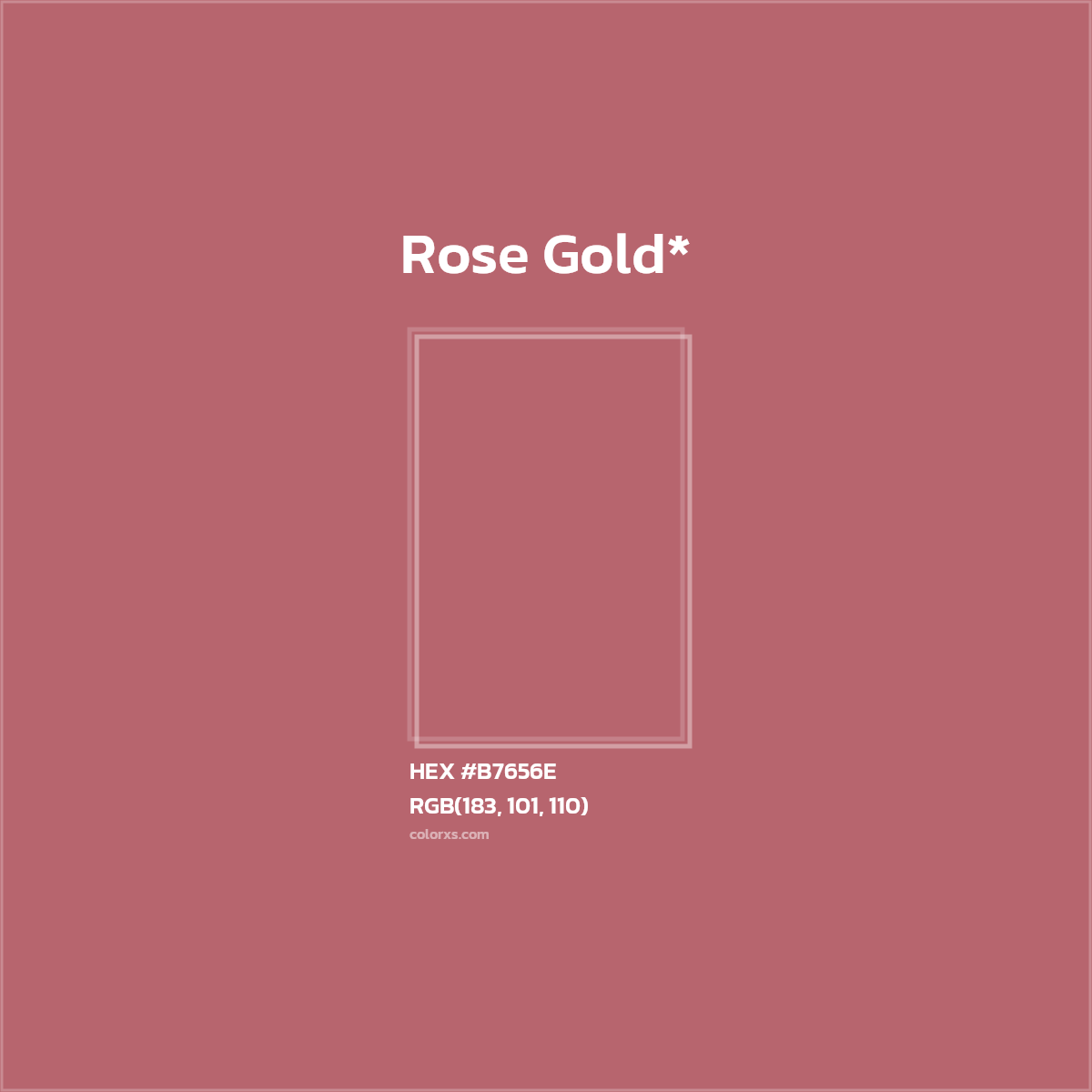HEX #B7656E Color Name, Color Code, Palettes, Similar Paints, Images