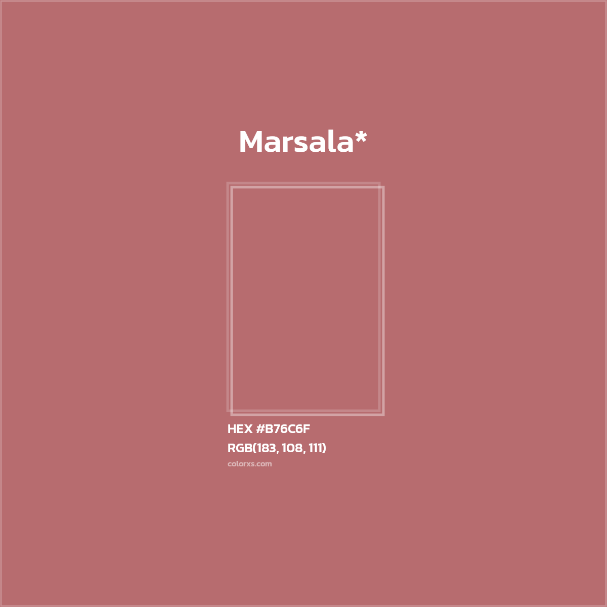 HEX #B76C6F Color Name, Color Code, Palettes, Similar Paints, Images