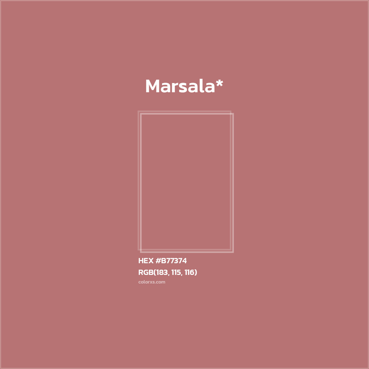 HEX #B77374 Color Name, Color Code, Palettes, Similar Paints, Images
