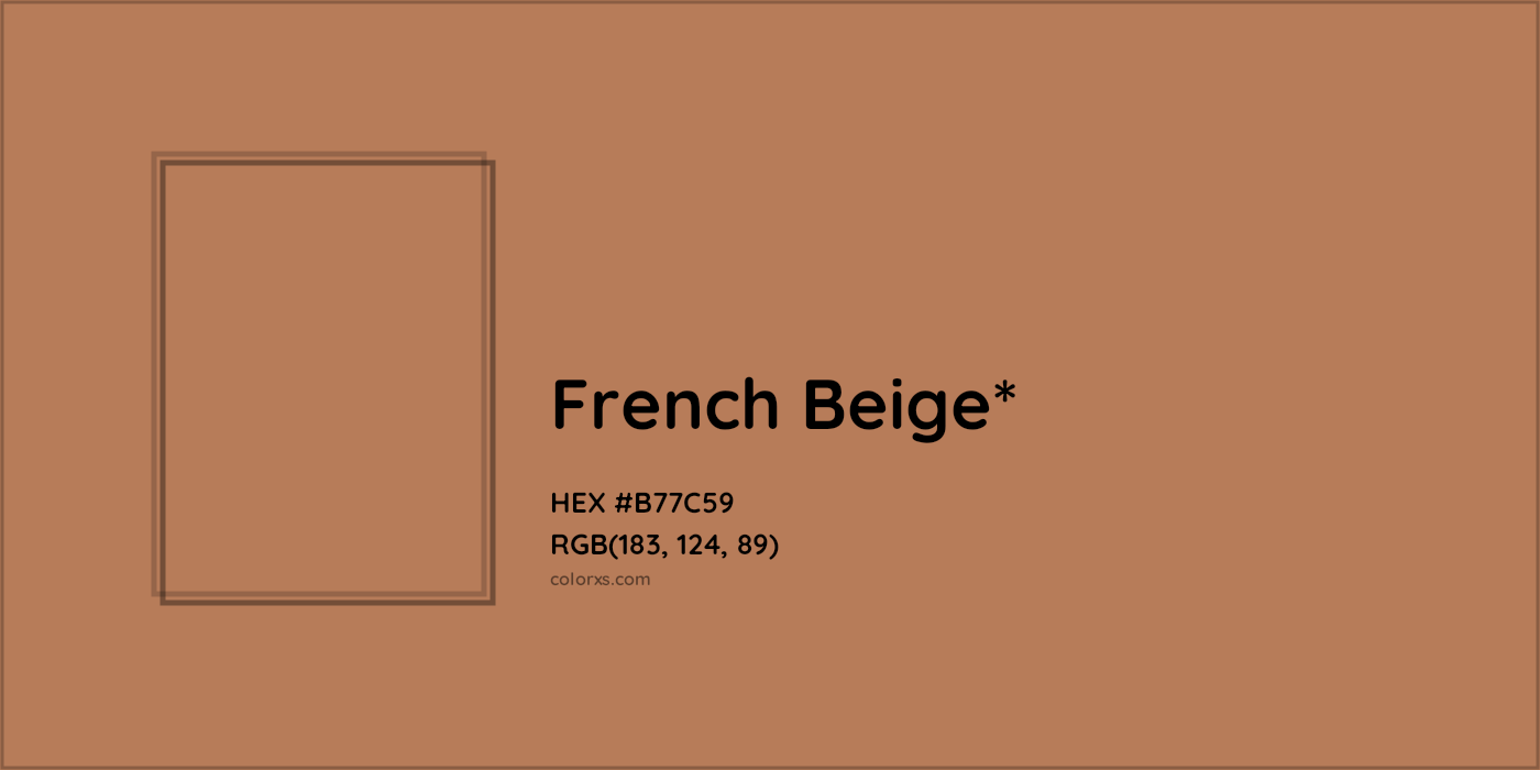 HEX #B77C59 Color Name, Color Code, Palettes, Similar Paints, Images