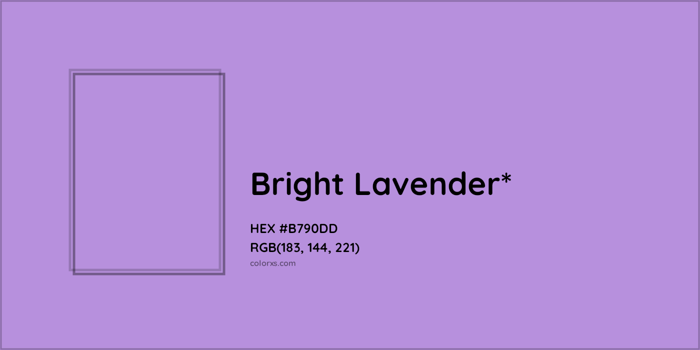 HEX #B790DD Color Name, Color Code, Palettes, Similar Paints, Images
