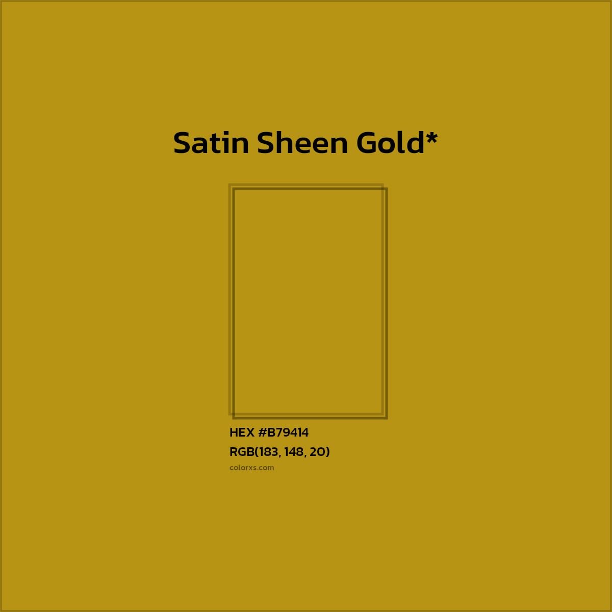 HEX #B79414 Color Name, Color Code, Palettes, Similar Paints, Images