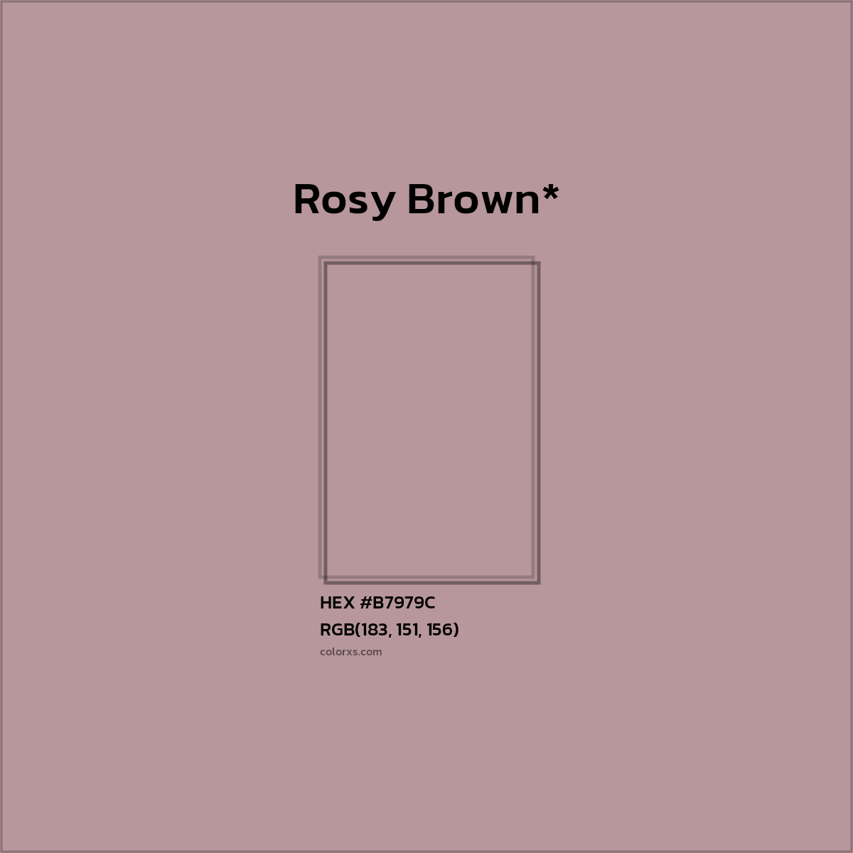 HEX #B7979C Color Name, Color Code, Palettes, Similar Paints, Images