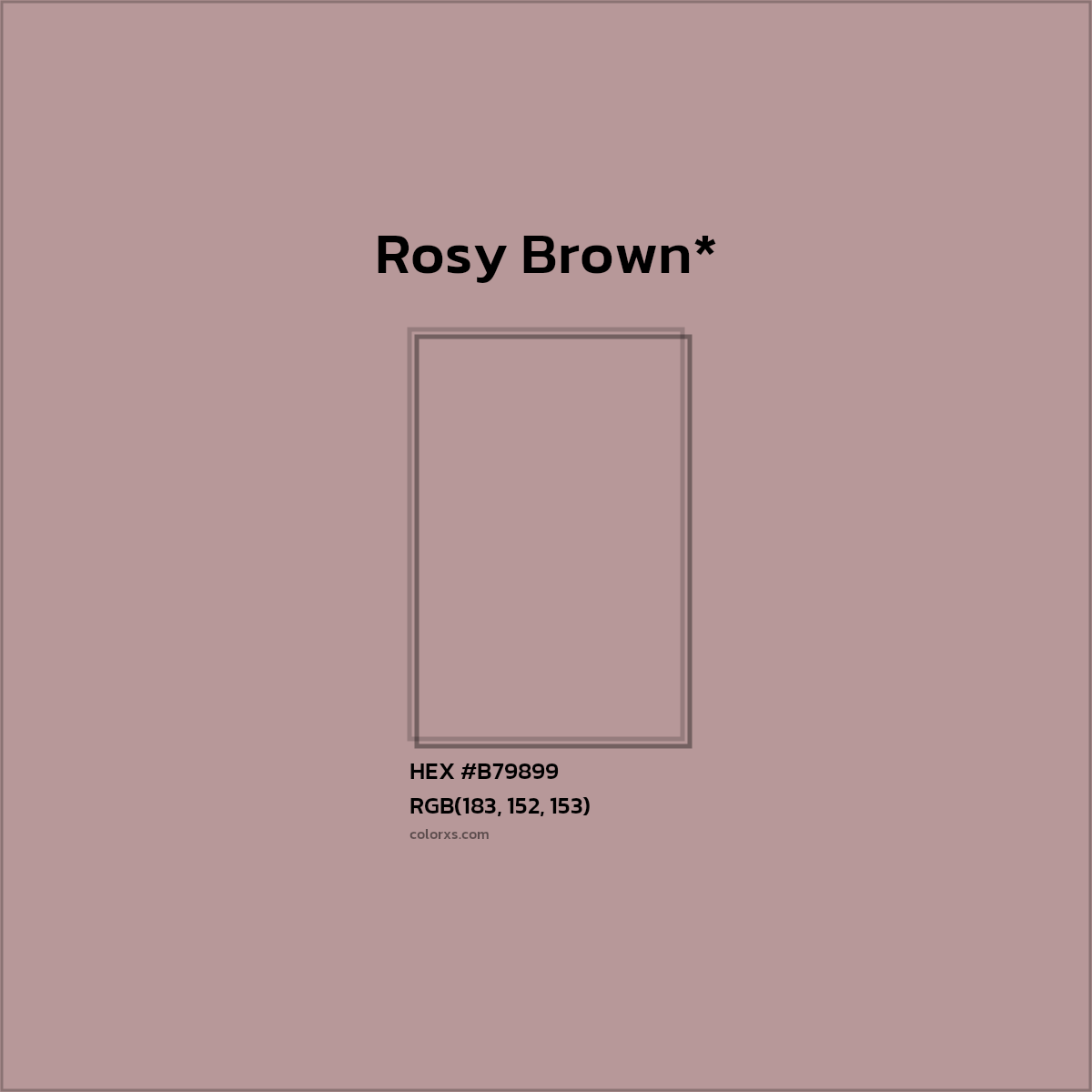 HEX #B79899 Color Name, Color Code, Palettes, Similar Paints, Images