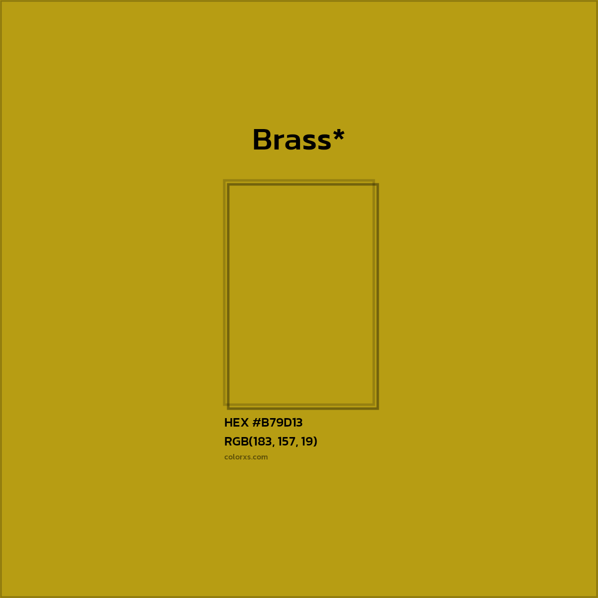 HEX #B79D13 Color Name, Color Code, Palettes, Similar Paints, Images