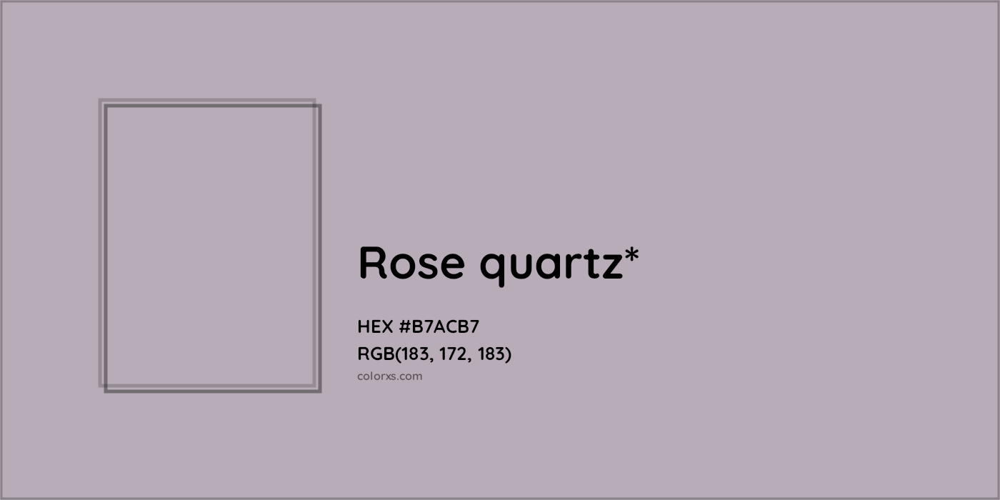 HEX #B7ACB7 Color Name, Color Code, Palettes, Similar Paints, Images