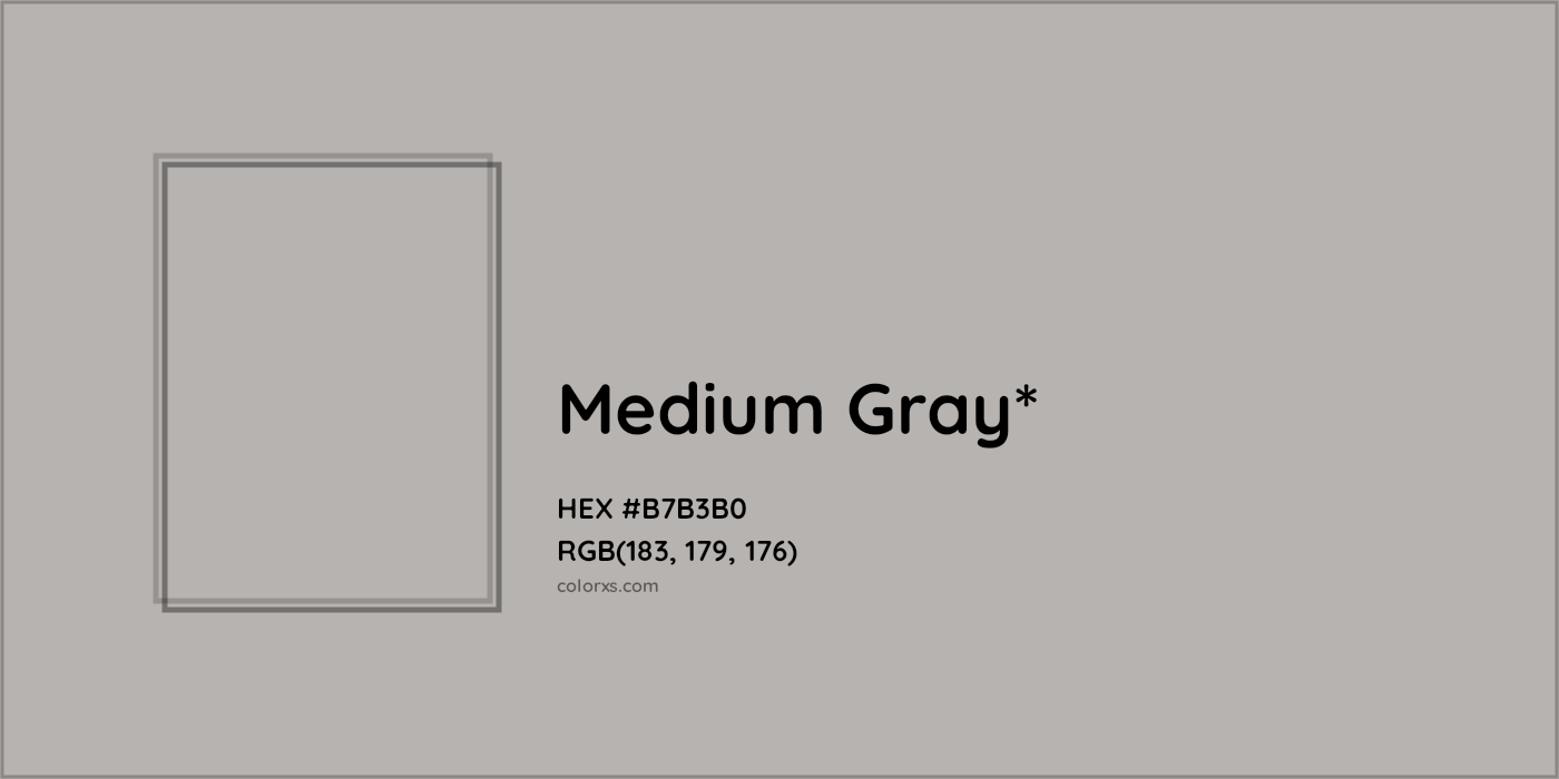 HEX #B7B3B0 Color Name, Color Code, Palettes, Similar Paints, Images