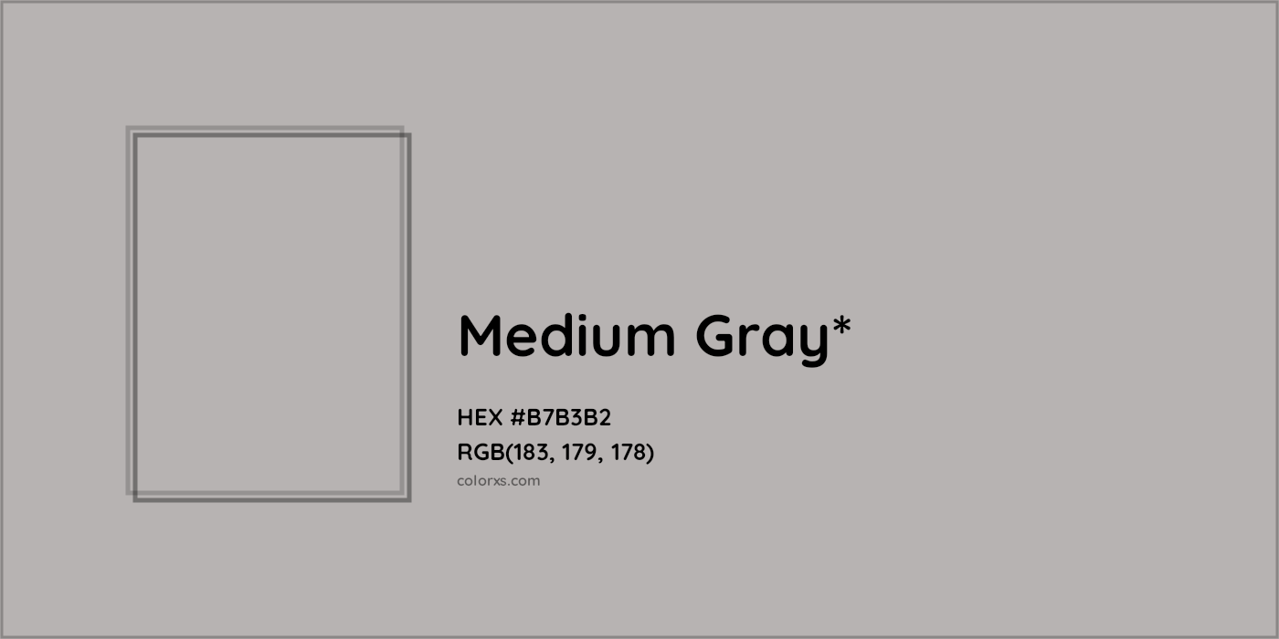 HEX #B7B3B2 Color Name, Color Code, Palettes, Similar Paints, Images