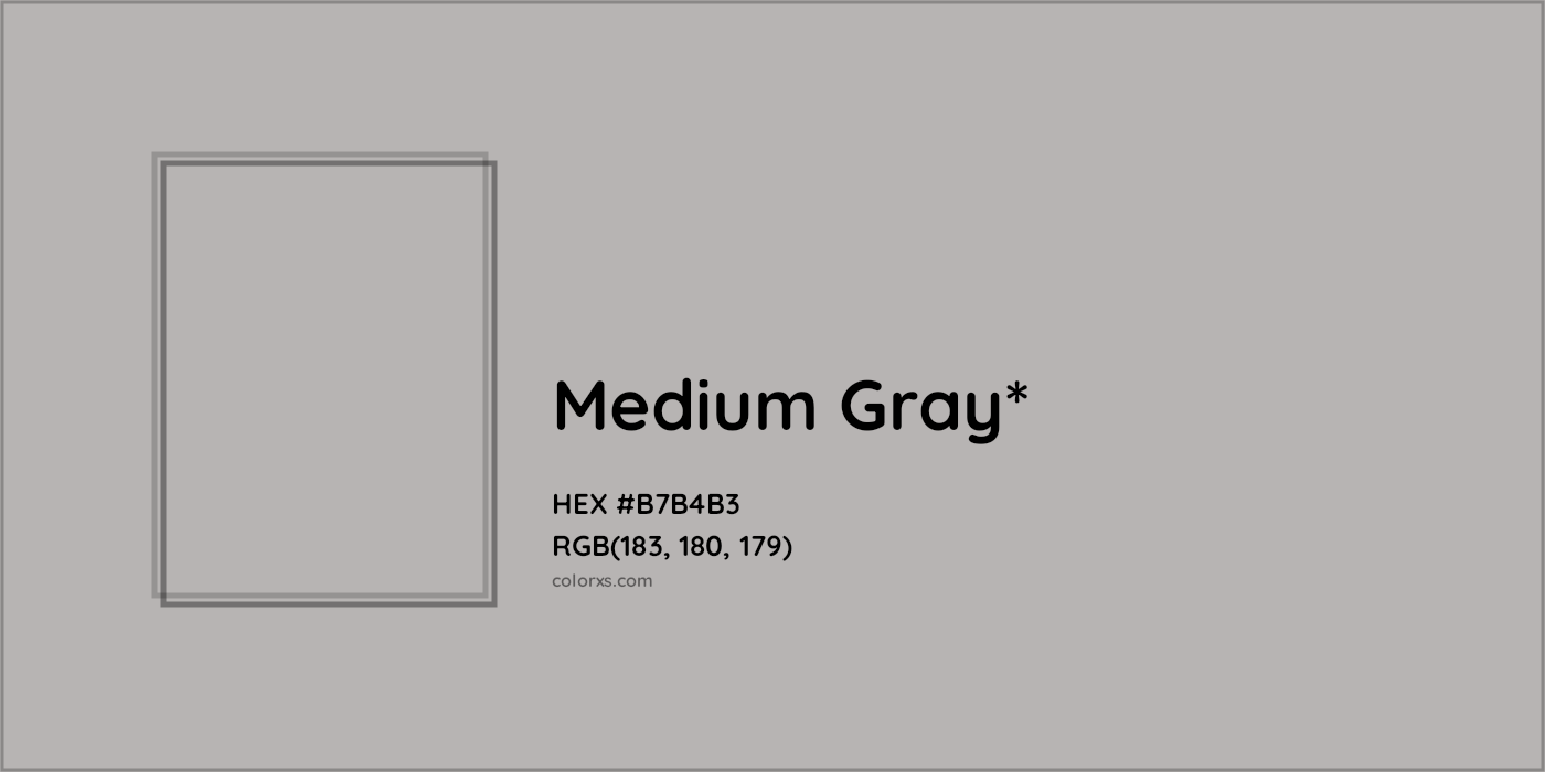 HEX #B7B4B3 Color Name, Color Code, Palettes, Similar Paints, Images