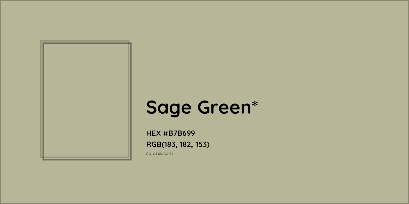 HEX #B7B699 Color Name, Color Code, Palettes, Similar Paints, Images