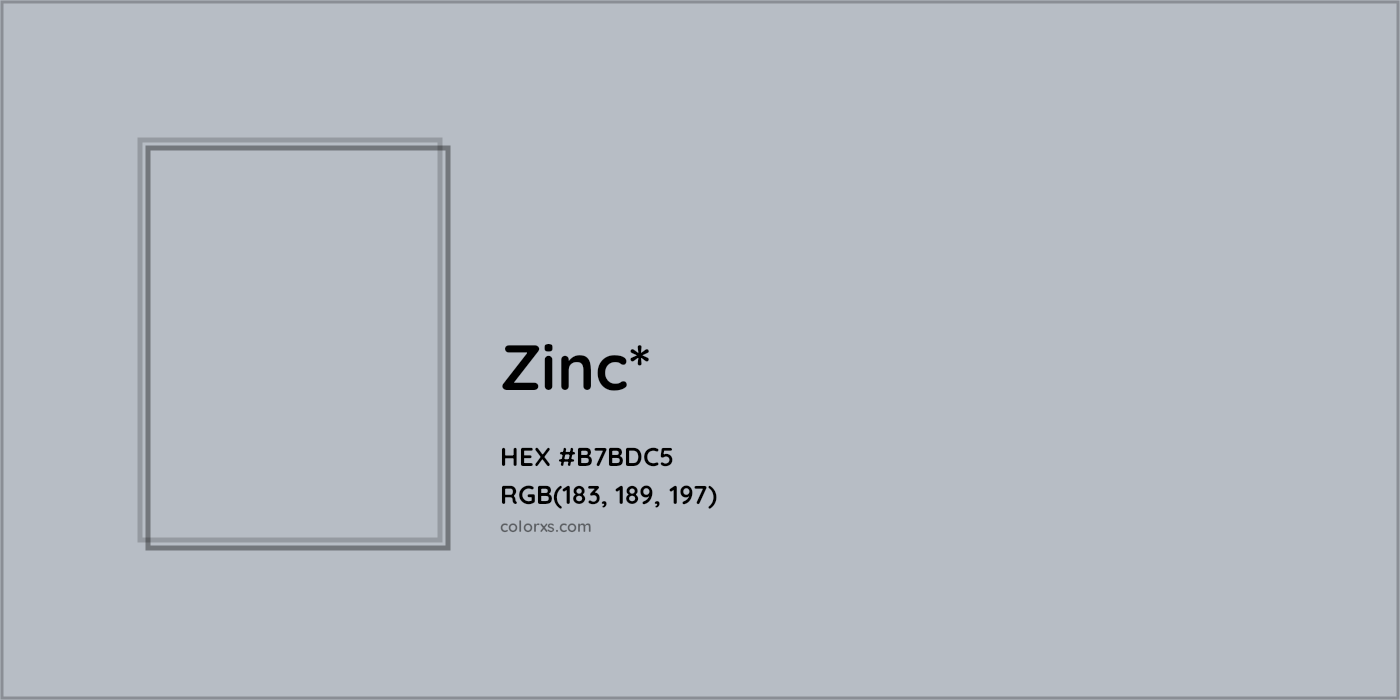 HEX #B7BDC5 Color Name, Color Code, Palettes, Similar Paints, Images