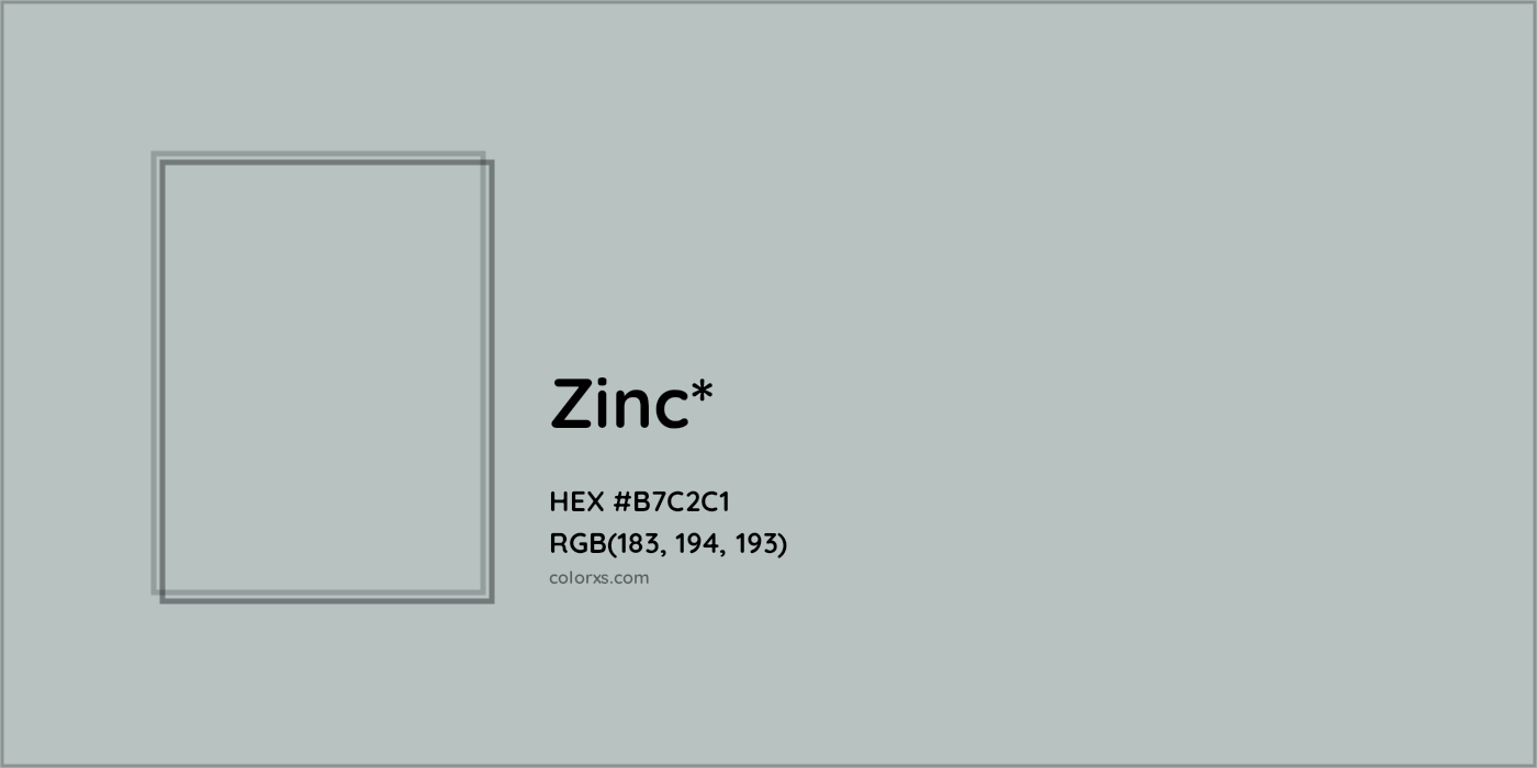 HEX #B7C2C1 Color Name, Color Code, Palettes, Similar Paints, Images
