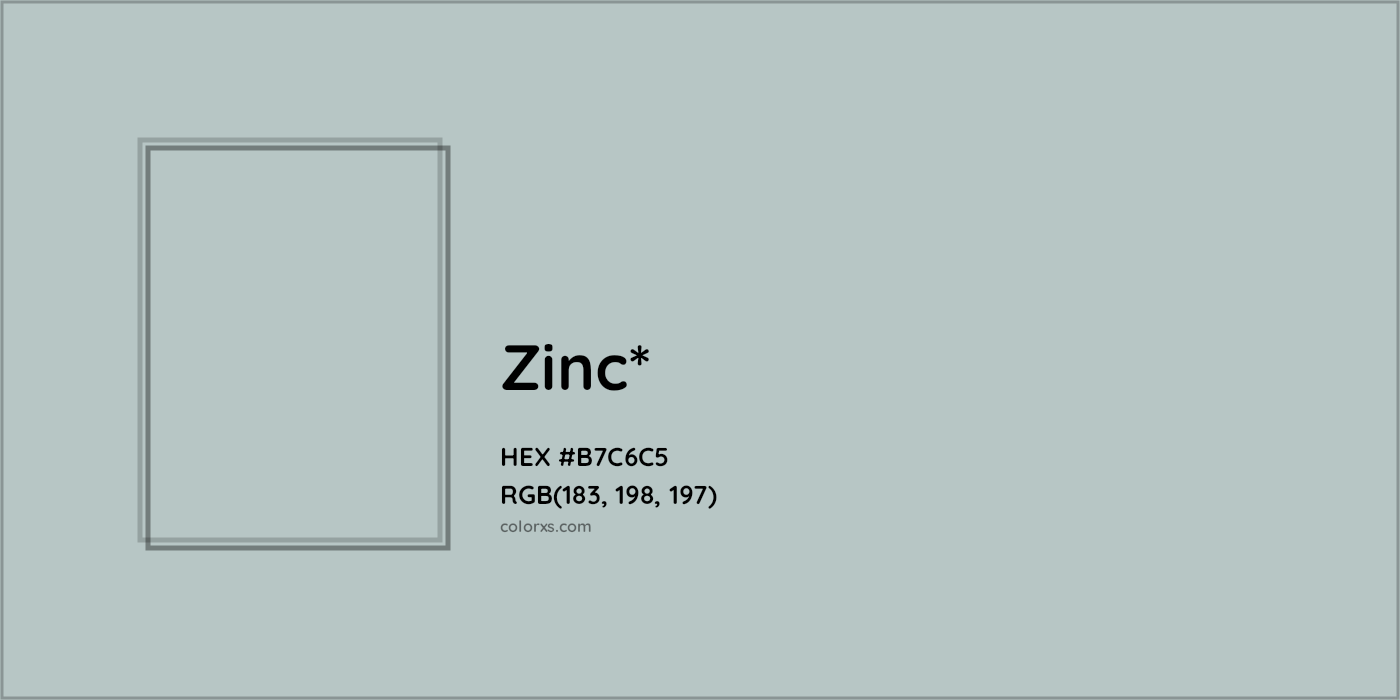 HEX #B7C6C5 Color Name, Color Code, Palettes, Similar Paints, Images