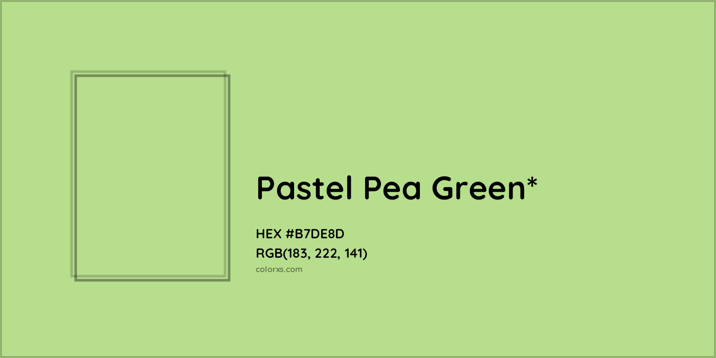 HEX #B7DE8D Color Name, Color Code, Palettes, Similar Paints, Images