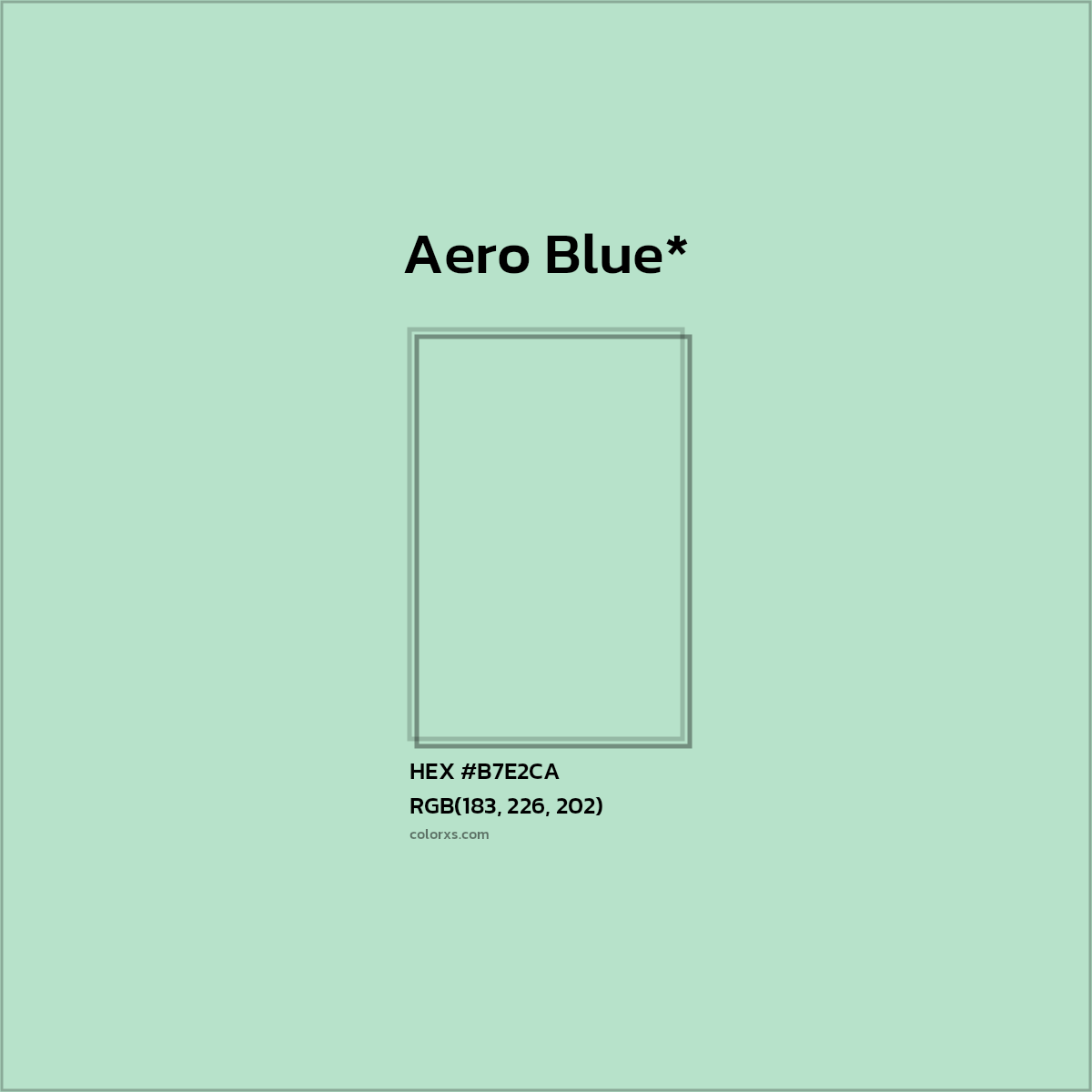 HEX #B7E2CA Color Name, Color Code, Palettes, Similar Paints, Images