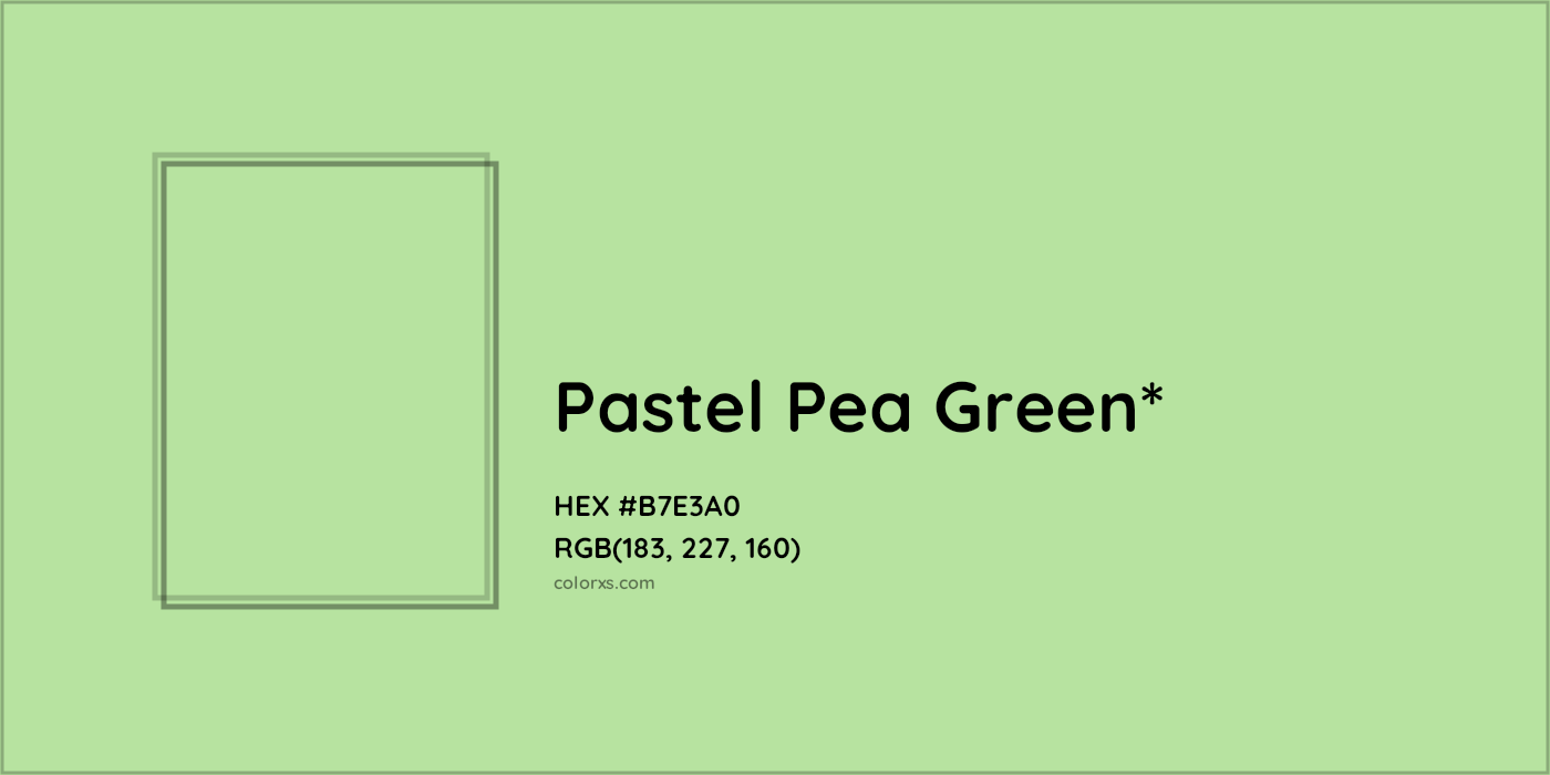 HEX #B7E3A0 Color Name, Color Code, Palettes, Similar Paints, Images