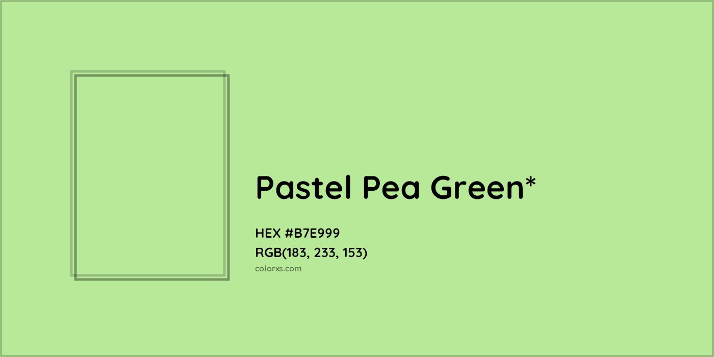 HEX #B7E999 Color Name, Color Code, Palettes, Similar Paints, Images