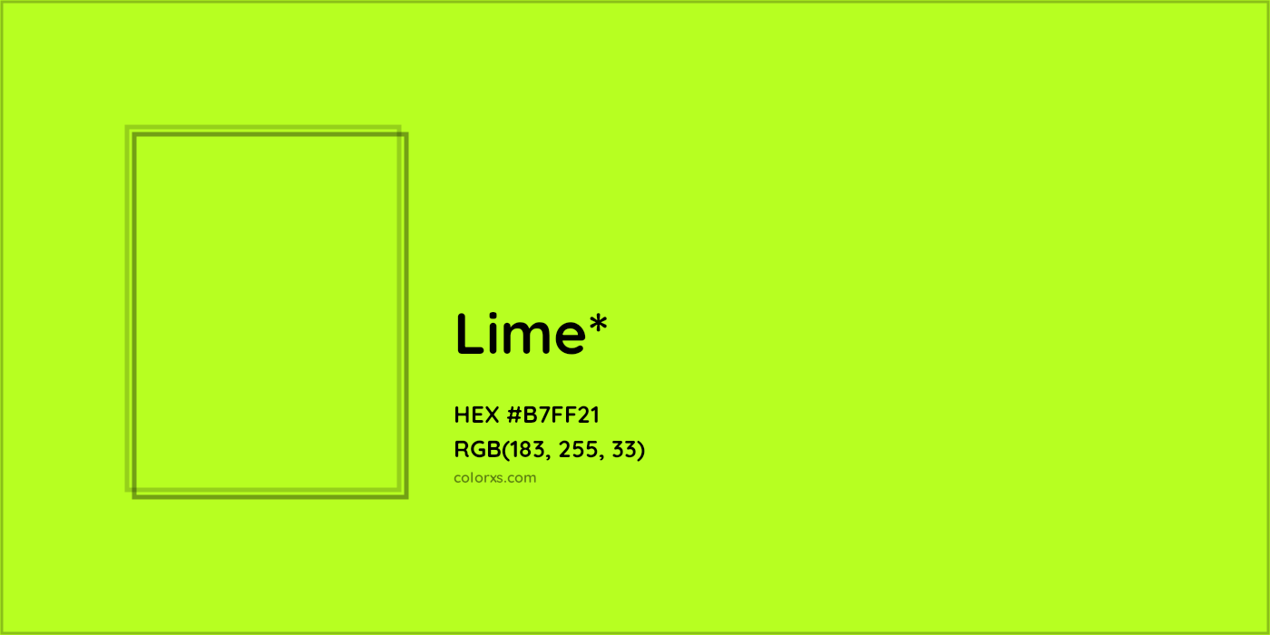 HEX #B7FF21 Color Name, Color Code, Palettes, Similar Paints, Images