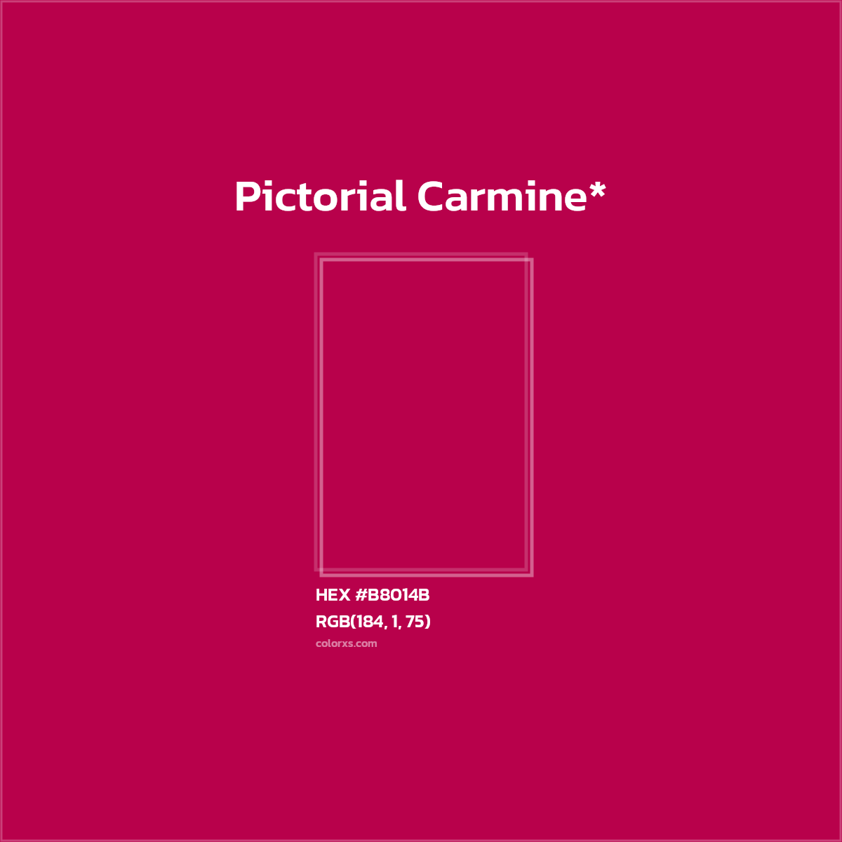 HEX #B8014B Color Name, Color Code, Palettes, Similar Paints, Images