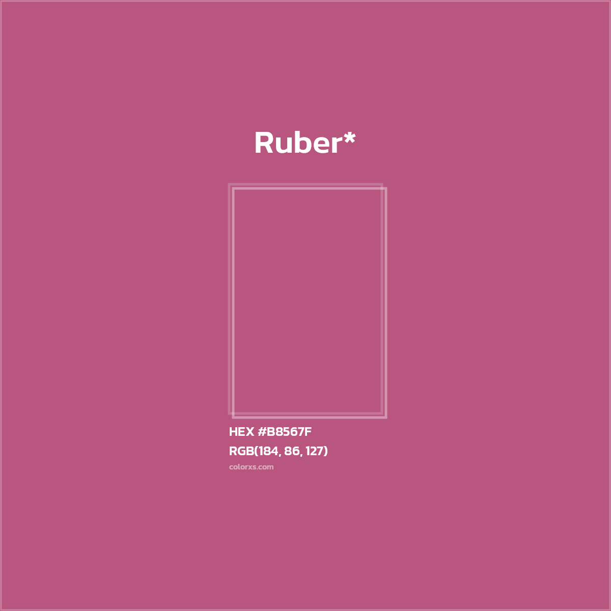 HEX #B8567F Color Name, Color Code, Palettes, Similar Paints, Images