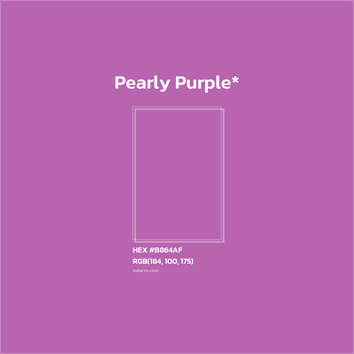 HEX #B864AF Color Name, Color Code, Palettes, Similar Paints, Images