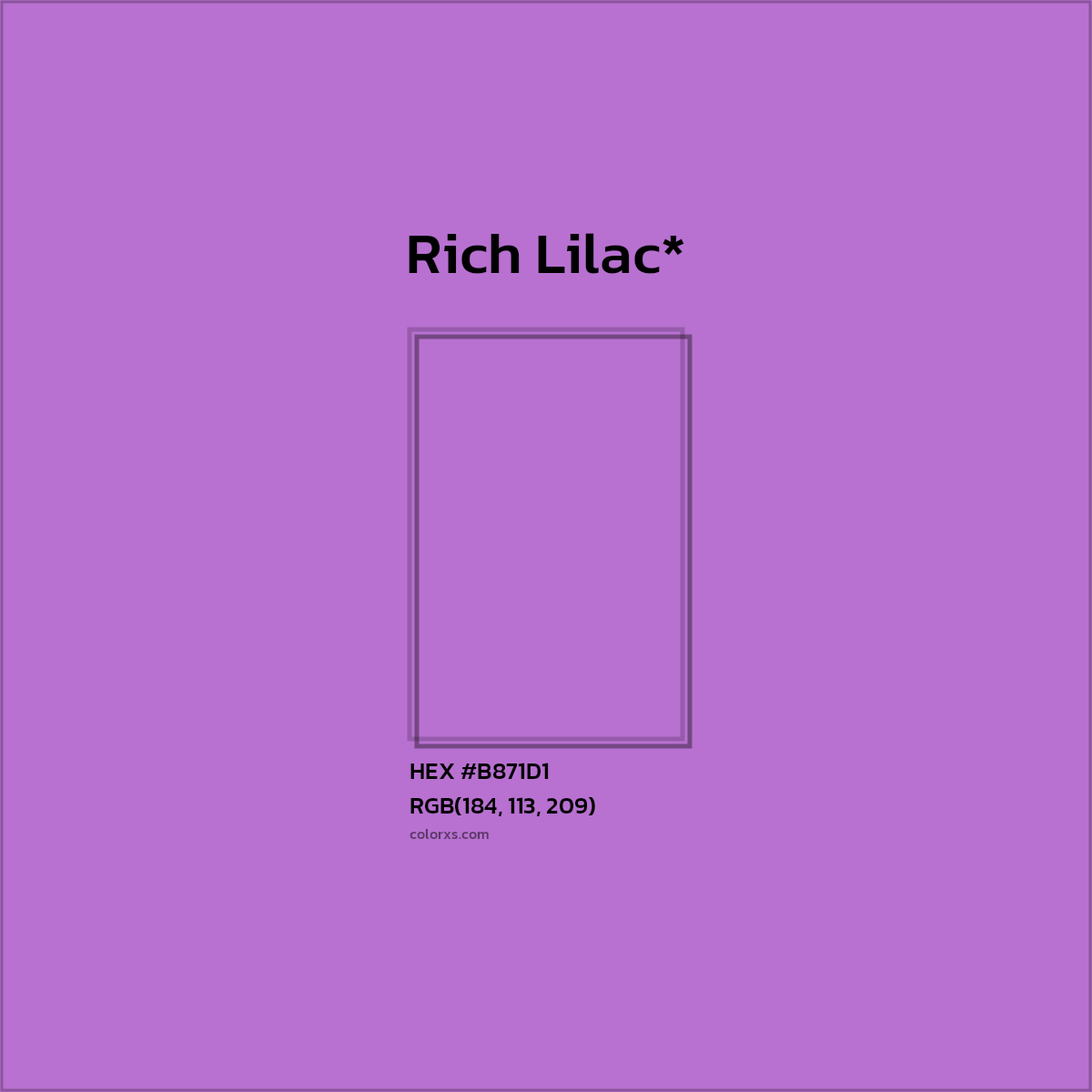 HEX #B871D1 Color Name, Color Code, Palettes, Similar Paints, Images