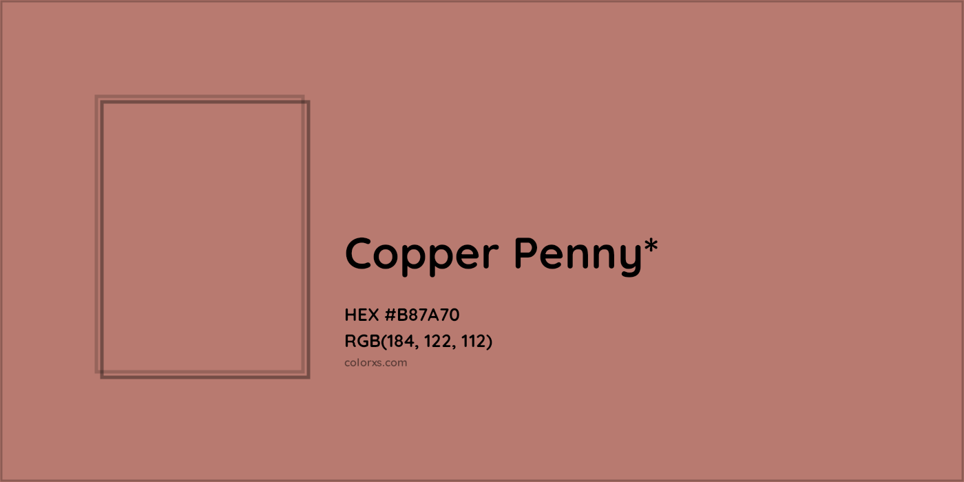 HEX #B87A70 Color Name, Color Code, Palettes, Similar Paints, Images