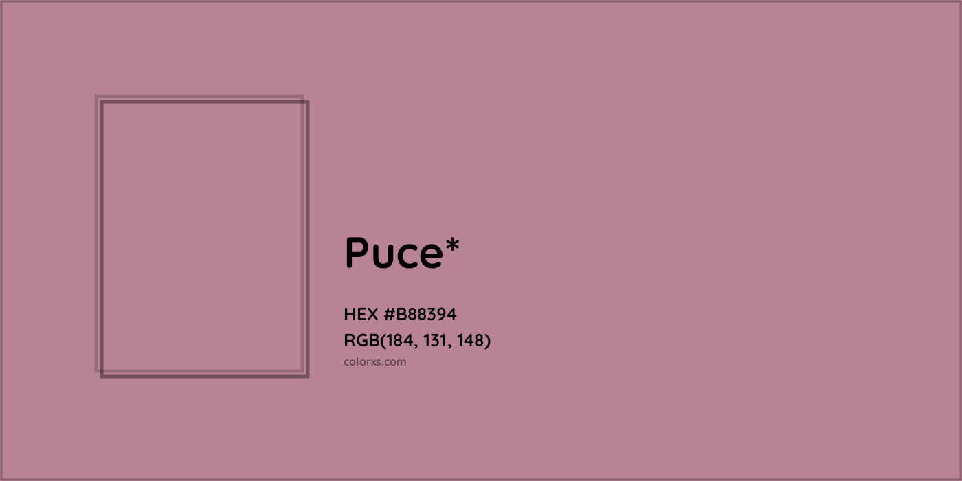 HEX #B88394 Color Name, Color Code, Palettes, Similar Paints, Images