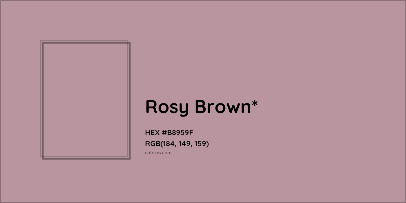 HEX #B8959F Color Name, Color Code, Palettes, Similar Paints, Images