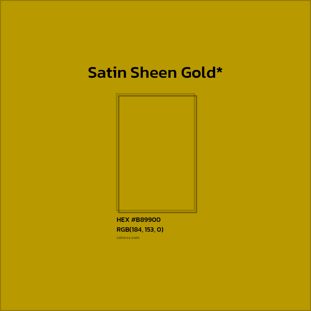 HEX #B89900 Color Name, Color Code, Palettes, Similar Paints, Images