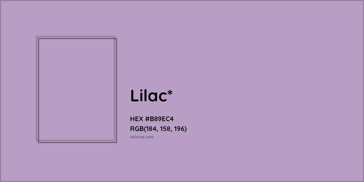 HEX #B89EC4 Color Name, Color Code, Palettes, Similar Paints, Images