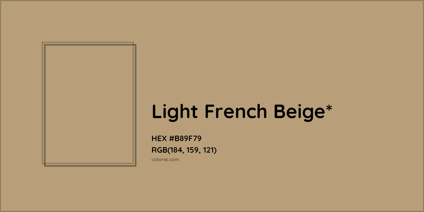 HEX #B89F79 Color Name, Color Code, Palettes, Similar Paints, Images