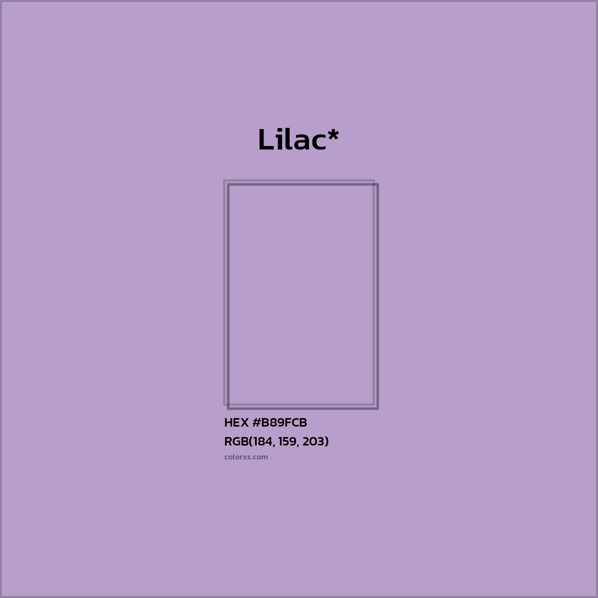 HEX #B89FCB Color Name, Color Code, Palettes, Similar Paints, Images