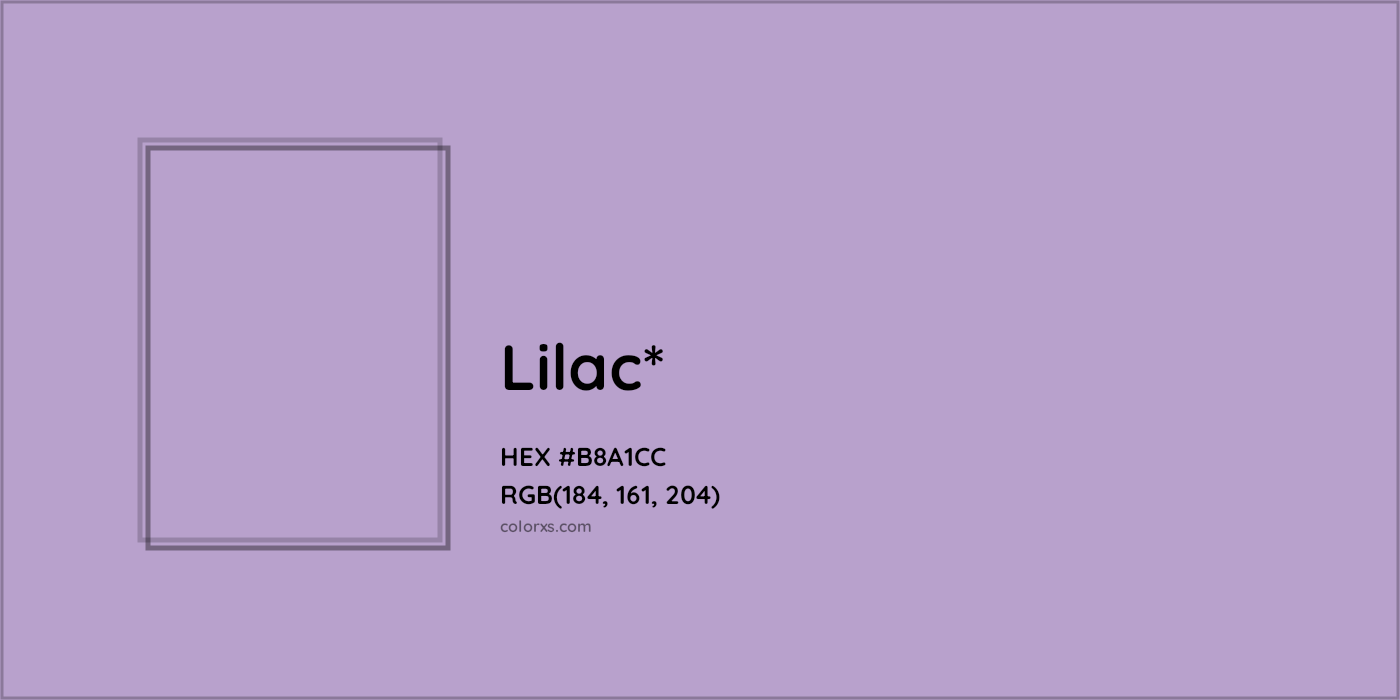 HEX #B8A1CC Color Name, Color Code, Palettes, Similar Paints, Images