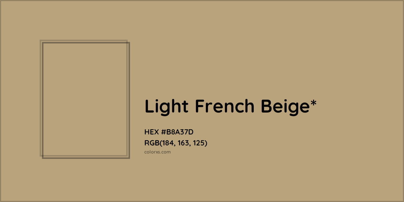 HEX #B8A37D Color Name, Color Code, Palettes, Similar Paints, Images