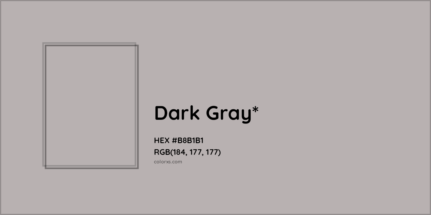 HEX #B8B1B1 Color Name, Color Code, Palettes, Similar Paints, Images