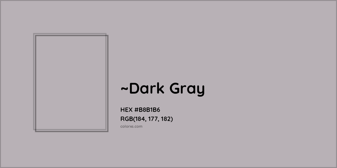 HEX #B8B1B6 Color Name, Color Code, Palettes, Similar Paints, Images
