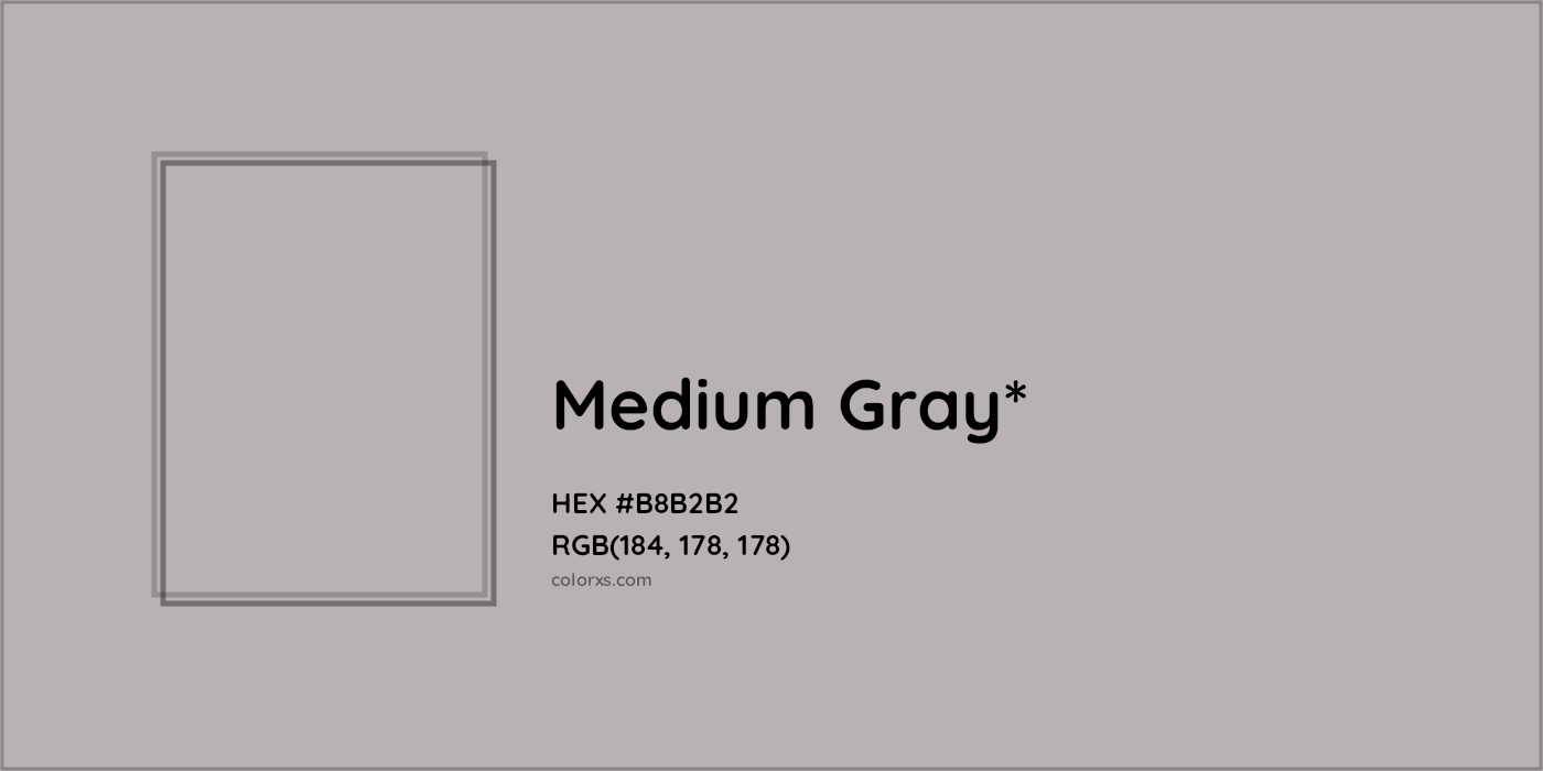 HEX #B8B2B2 Color Name, Color Code, Palettes, Similar Paints, Images