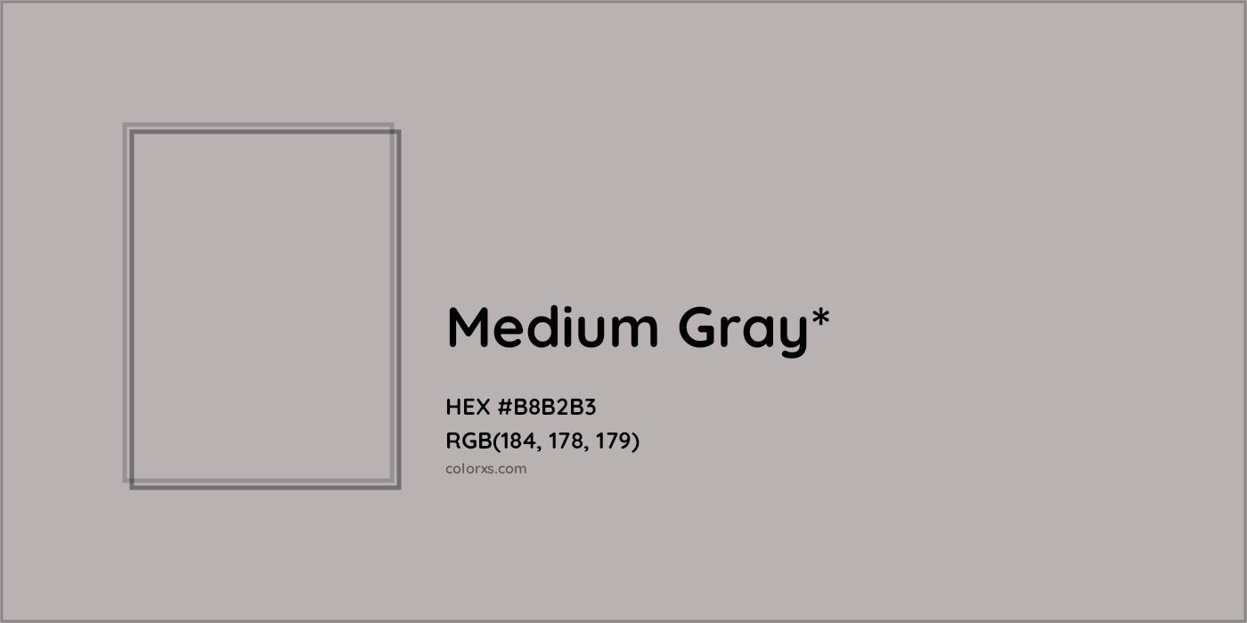 HEX #B8B2B3 Color Name, Color Code, Palettes, Similar Paints, Images