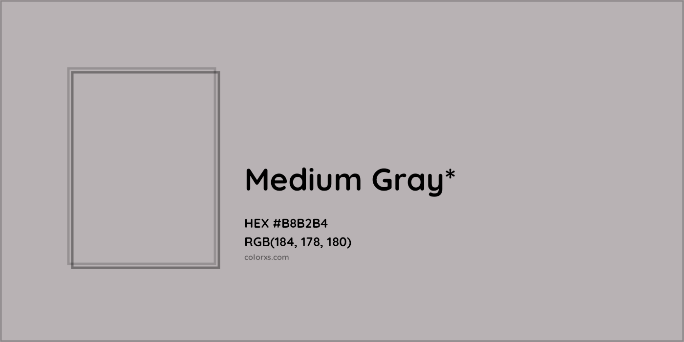 HEX #B8B2B4 Color Name, Color Code, Palettes, Similar Paints, Images